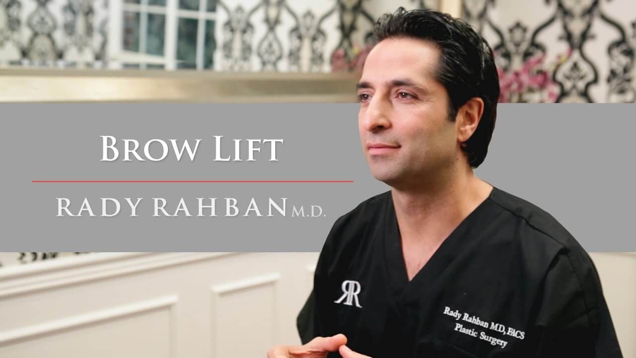Video of Dr. Rahban, a plastic surgeon in Los Angeles, talking about his approach to brow lift surgery