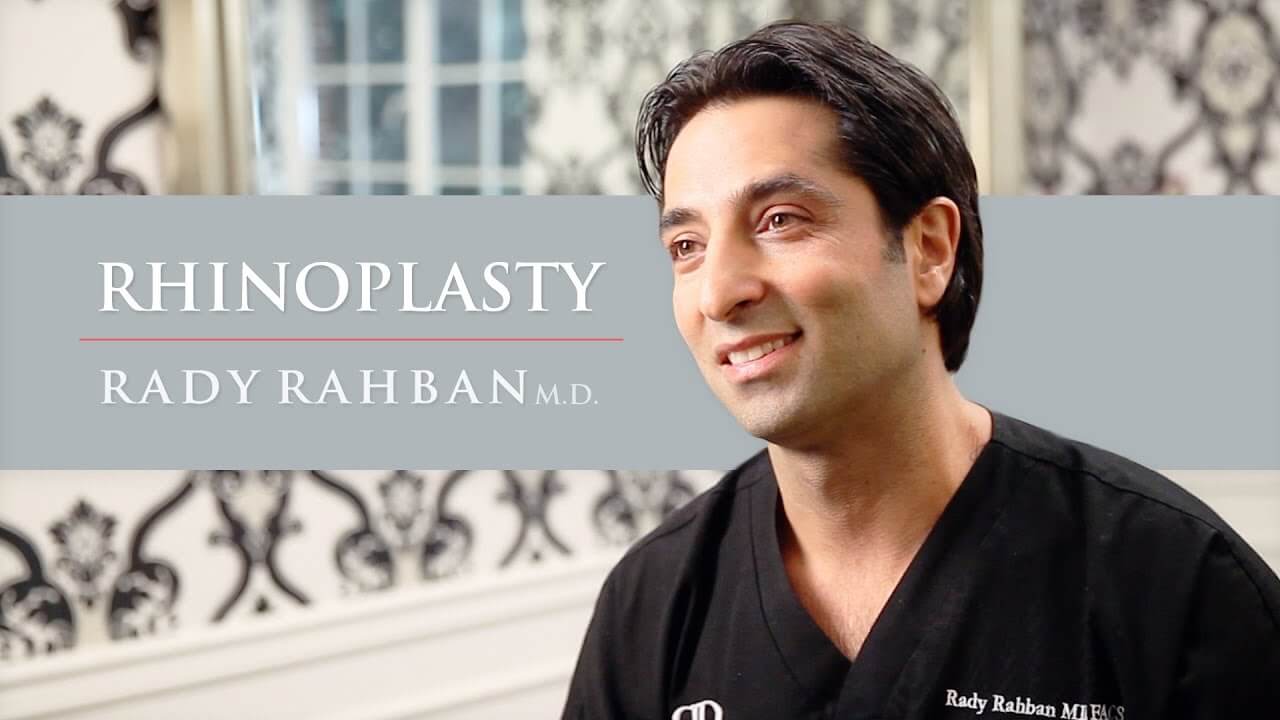 Video of Dr. Rahban talking about his approach to Rhinoplasty Surgery